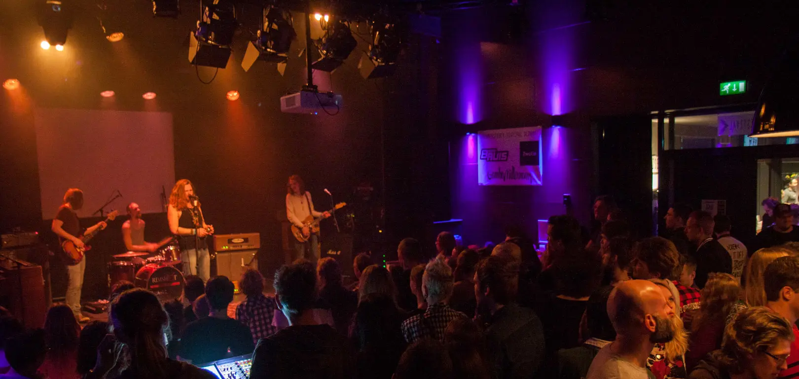 Banner showing picture of previous edition of Thunderstruck Festival